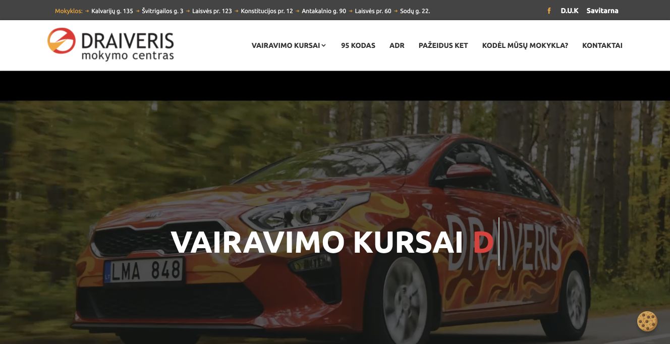 LDV UNIO · Website screenshot